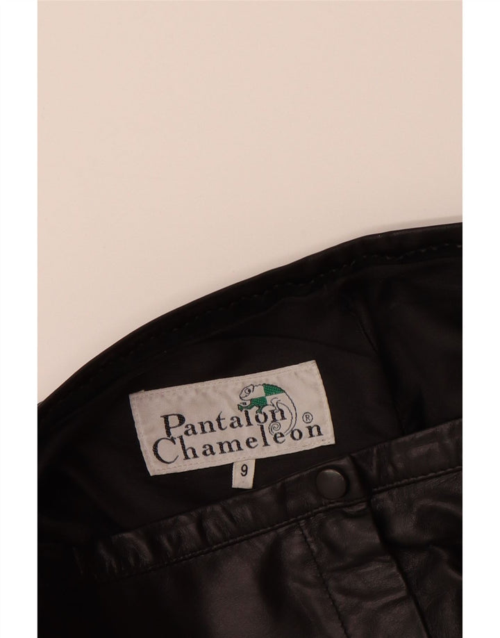 Damskie spodnie typu bootcut w stylu vintage US 9 Medium W28 L30 czarne