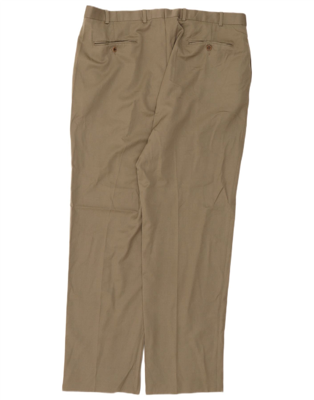 Męskie spodnie garniturowe Brooks Brothers 346 W40 L34 Wełna khaki