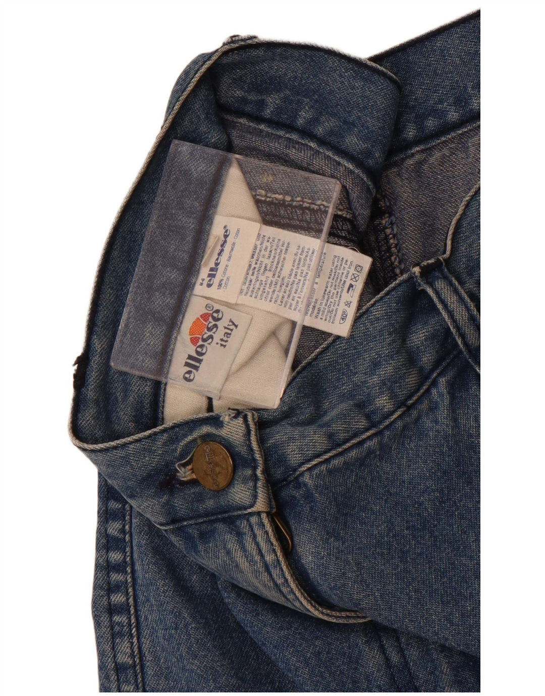 Damska spódnica dżinsowa Ellesse Medium W28 niebieska bawełna