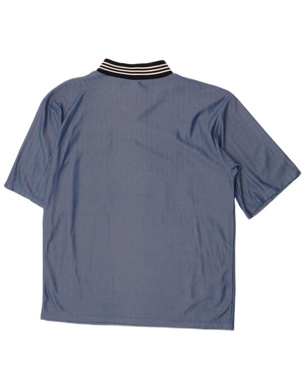 Koszulka wyjazdowa Adidas Newcastle United 1996-1997 XL, niebieska, poliestrowa, sportowa