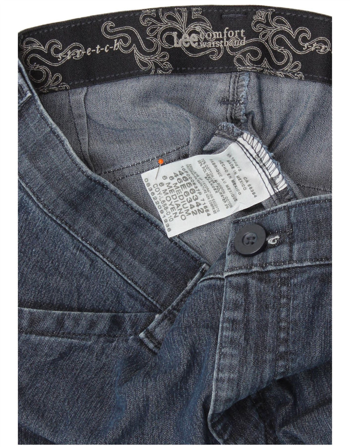 Damskie jeansy Lee Comfort ze stretchem US 6 Medium W28 L30 Niebieska bawełna