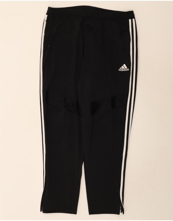 Męskie spodnie dresowe Adidas XL, czarne, poliestrowe