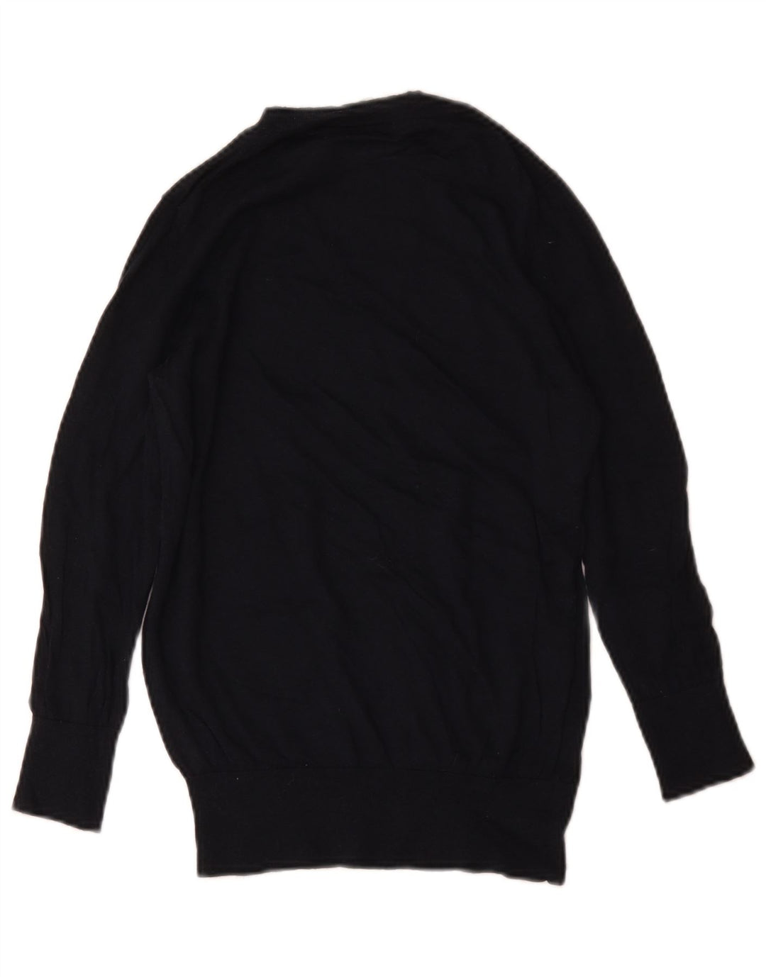 Sweter damski Gap z okrągłym dekoltem UK 10, mały, granatowy, wełniany