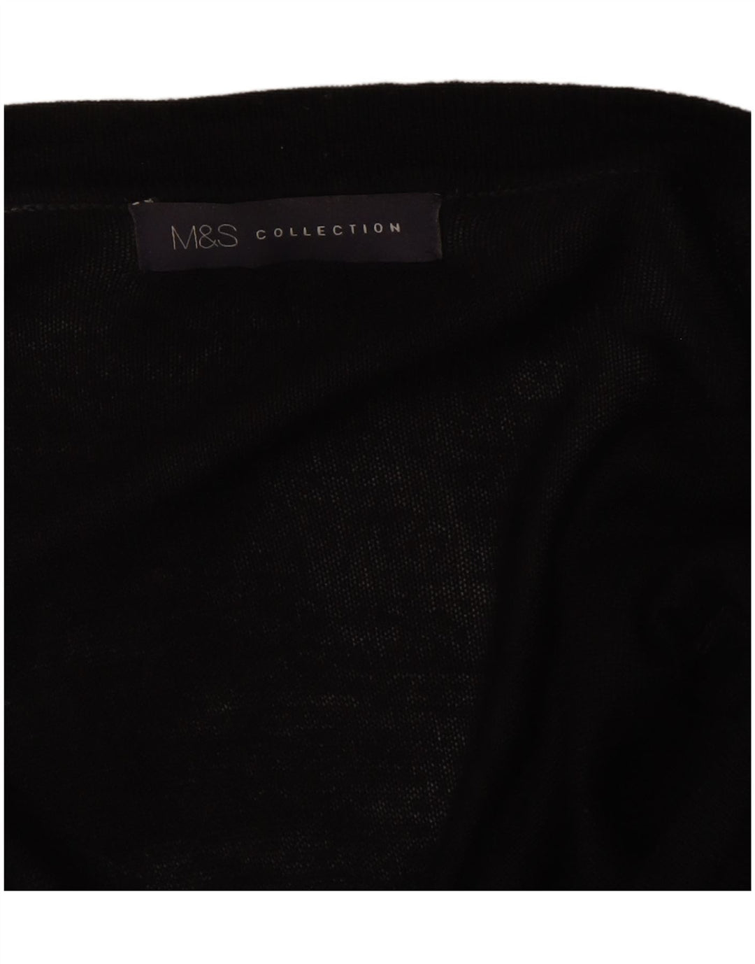 Marks & Spencer Damski sweter rozpinany UK 14, średni czarny