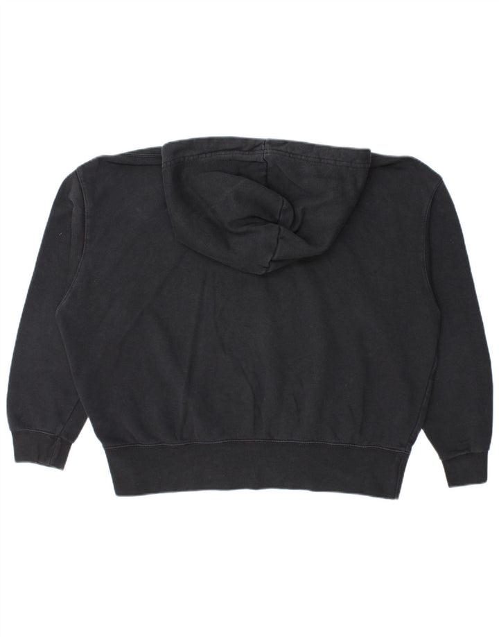 Damski sweter oversize z kapturem Nike UK 10, mały, czarny, bawełniany