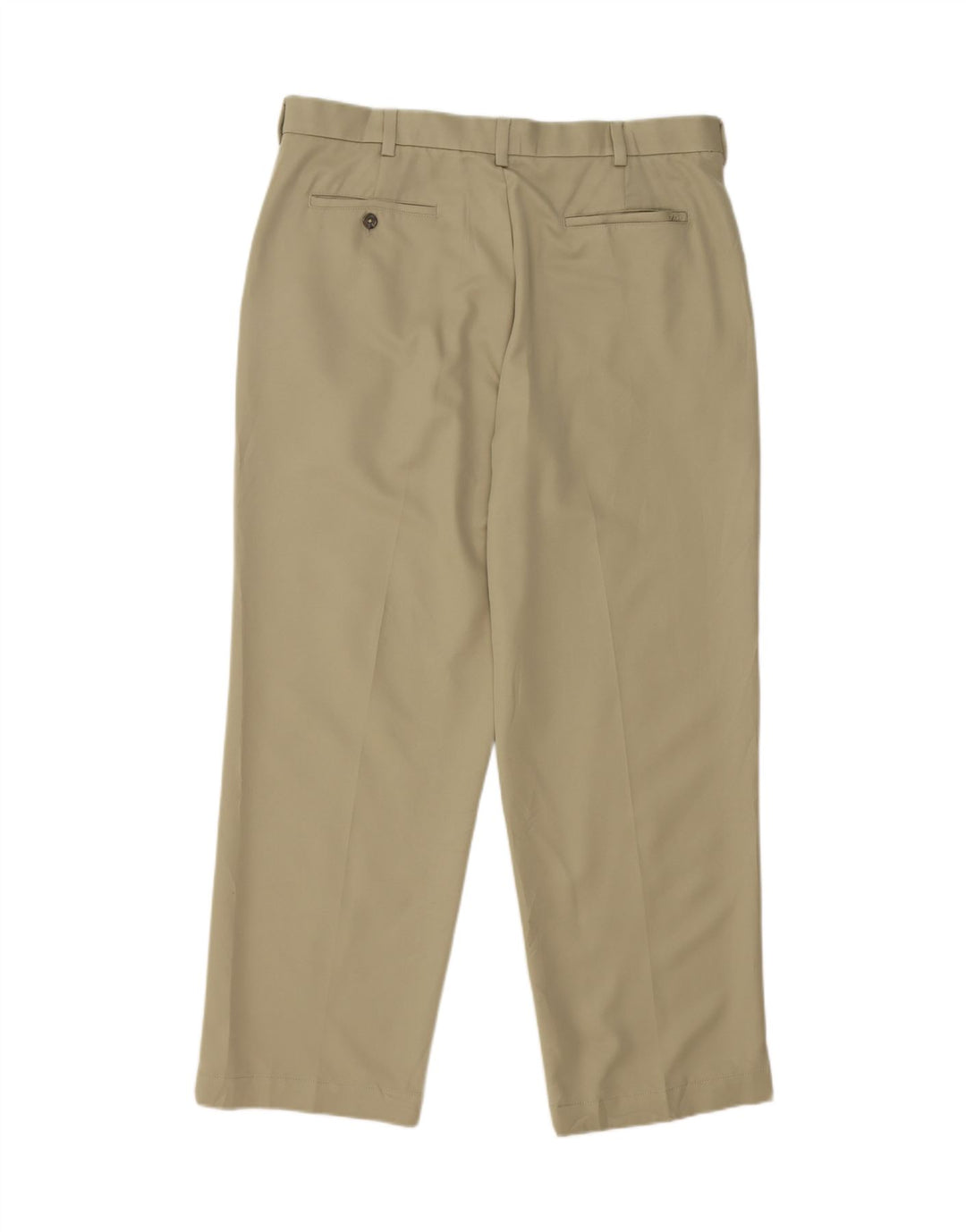 IZOD Womens Straight Suit Trousers W36 L30 Beige Polyester Vintage Izod and Second-Hand Izod from Messina Hembry 