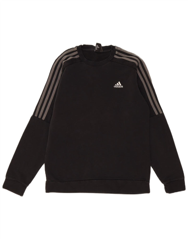 Adidas Męska Bluza Sweter Mała Czarna Bawełna