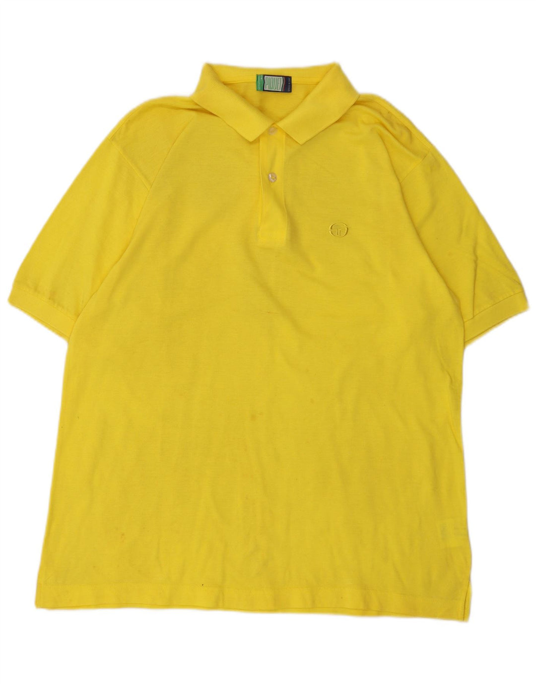 Męska koszulka polo SERGIO TACCHINI IT 52, duża, żółta, bawełniana