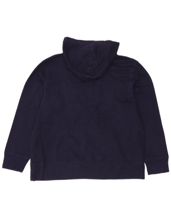 Damski sweter z kapturem Gap, UK 18 XL, granatowy, bawełniany