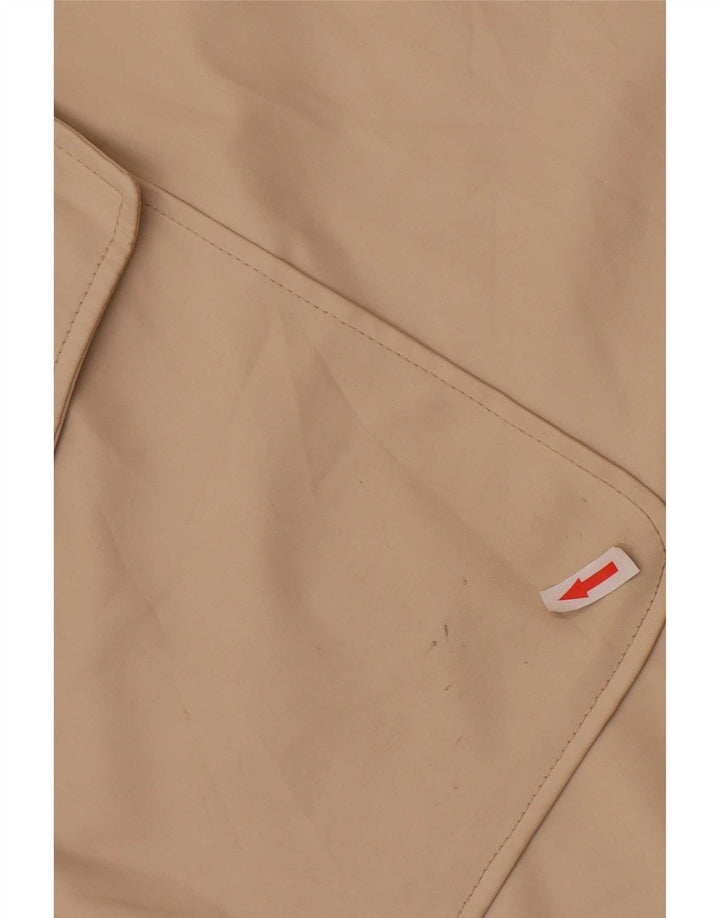 Damska kurtka parka z kapturem Zara UK 18 XL beżowa poliester