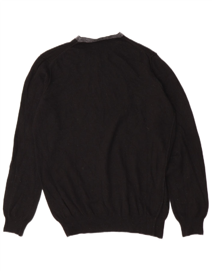 Męski sweter z okrągłym dekoltem Blauer, średni czarny