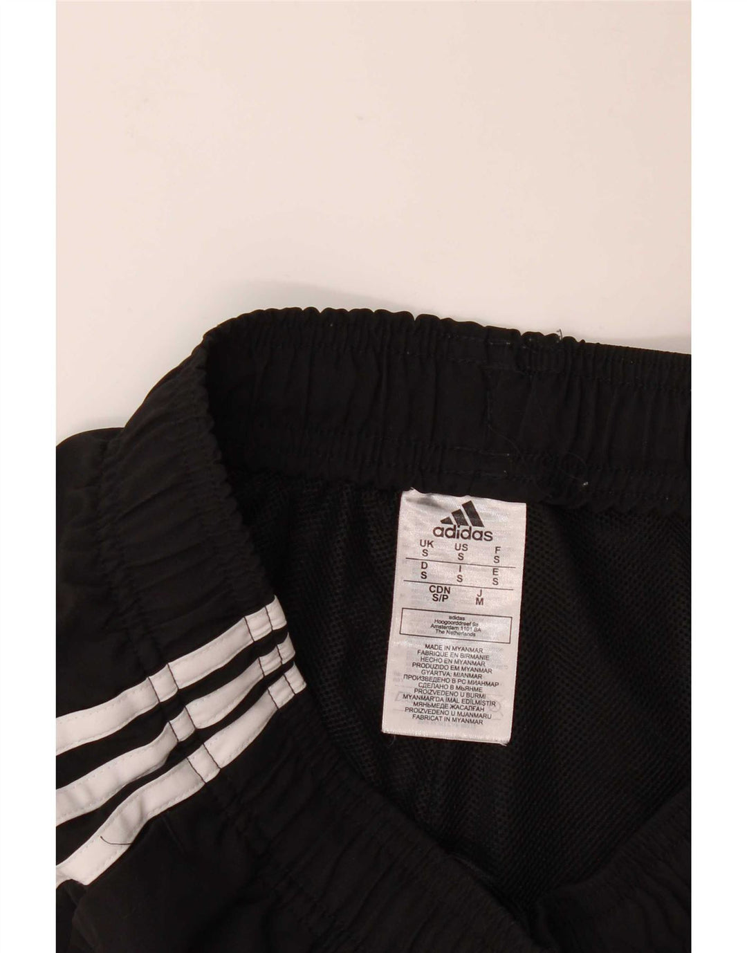 Męskie spodenki sportowe Adidas, małe, czarne, poliestrowe