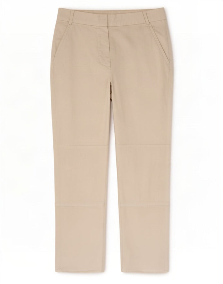 Spodnie damskie Max Mara o prostym kroju W30 L24 białe