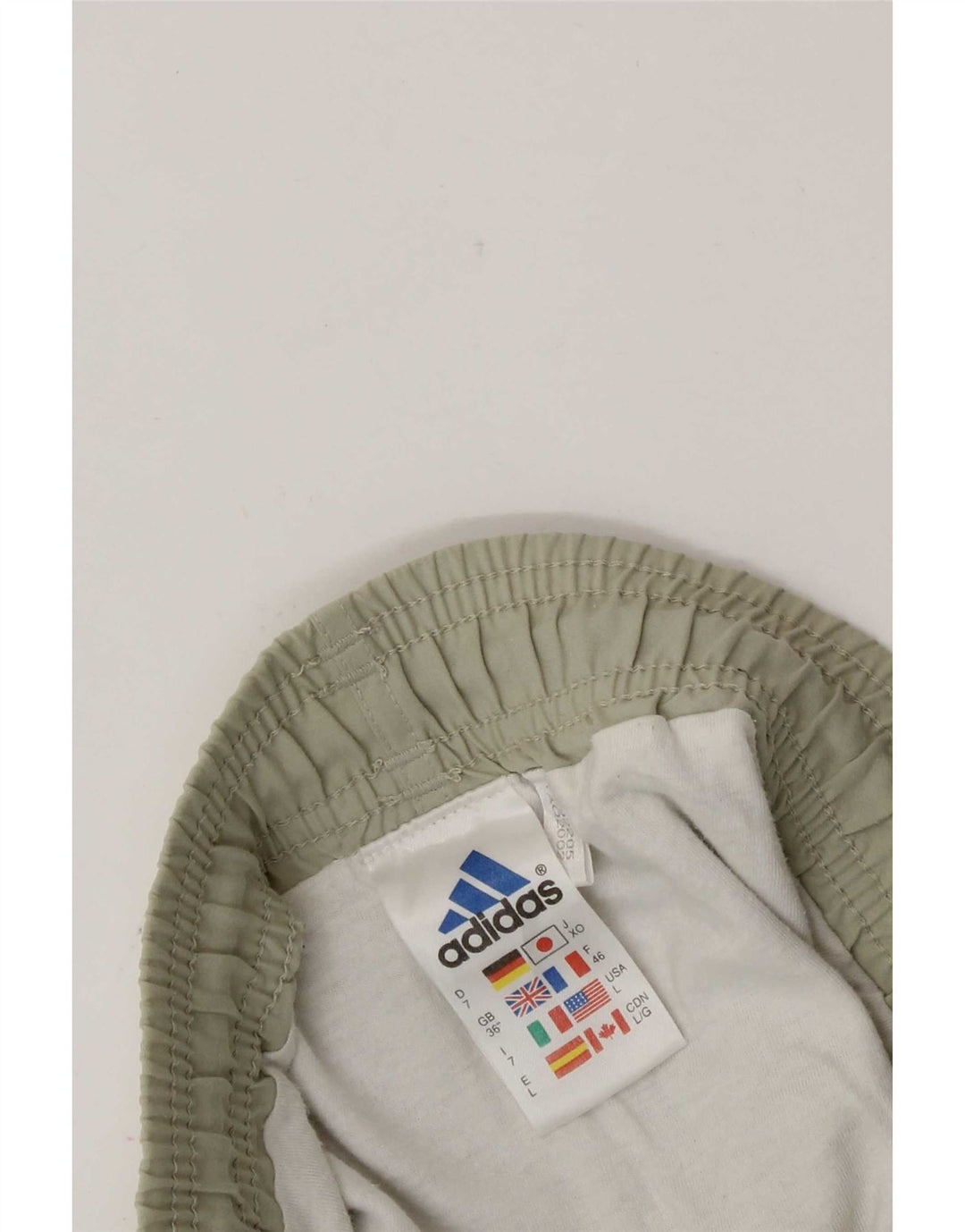 Męskie spodenki sportowe Adidas, duże, khaki, poliester