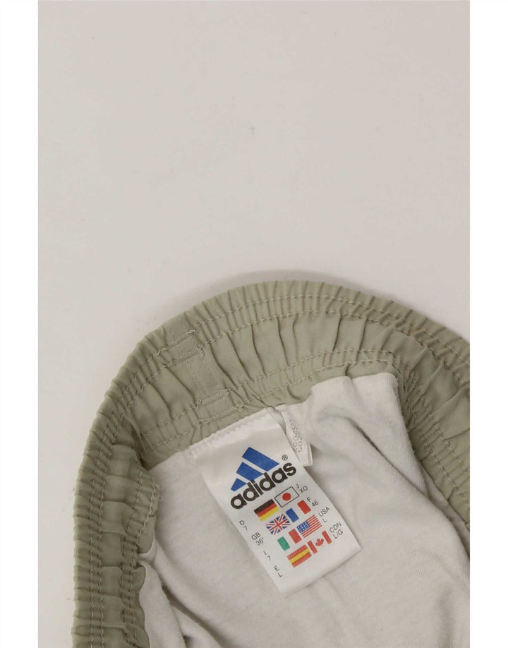 Męskie spodenki sportowe Adidas, duże, khaki, poliester