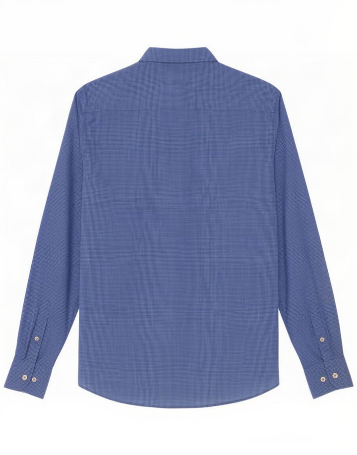 Koszula męska Massimo Dutti XL, bawełniana w niebieską kratkę