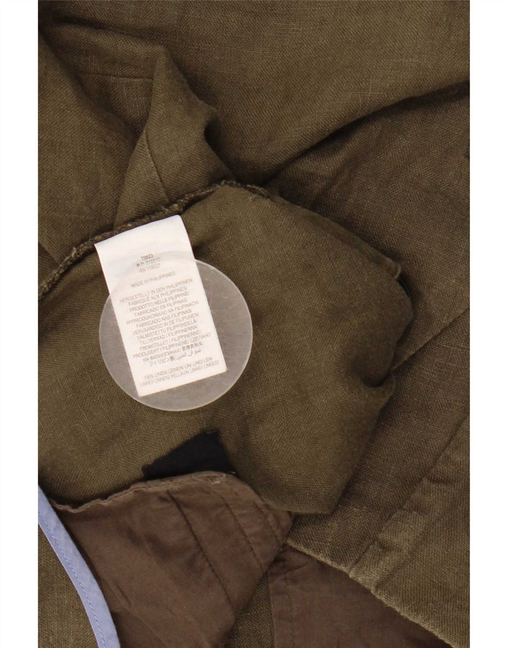 Damskie spodenki Chino Boden UK 12 Medium W32 khaki lniane