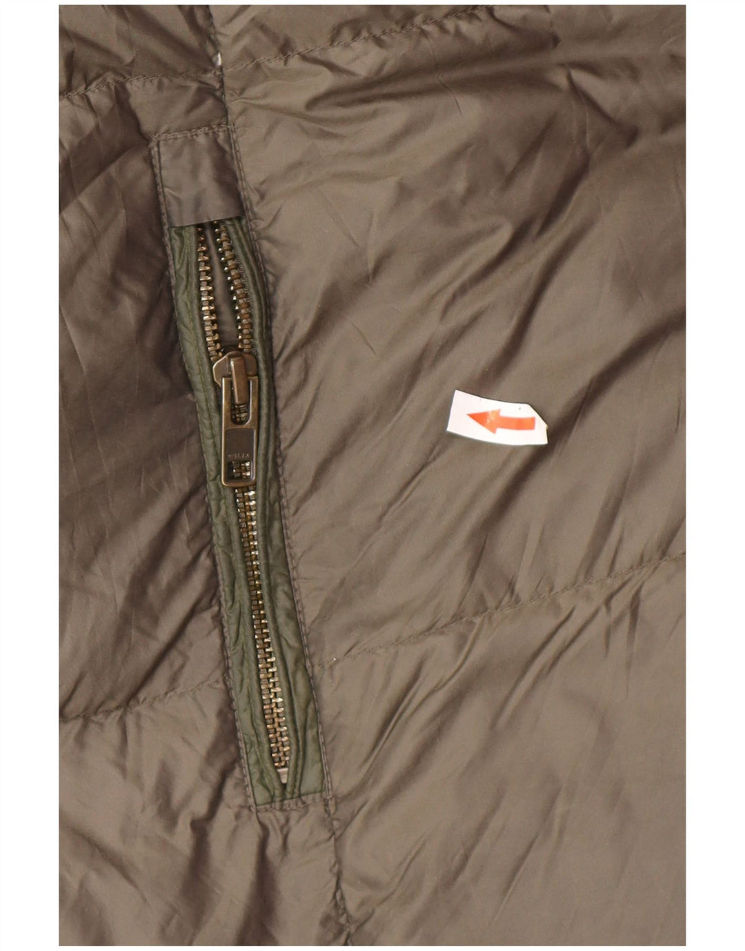 Damski ocieplany płaszcz z kapturem Jack Wills UK 14, duży, khaki, poliester