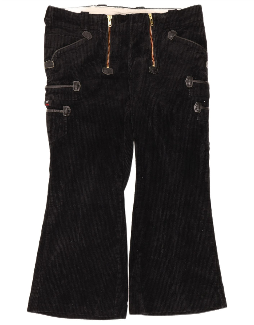Męskie spodnie cargo FHB Guild Bootcut W40 L28 czarne