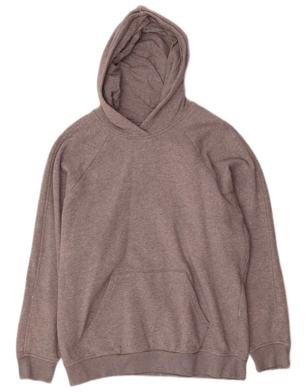 Damska bluza z kapturem Adidas Oversized UK 14 Średnia szara bawełna