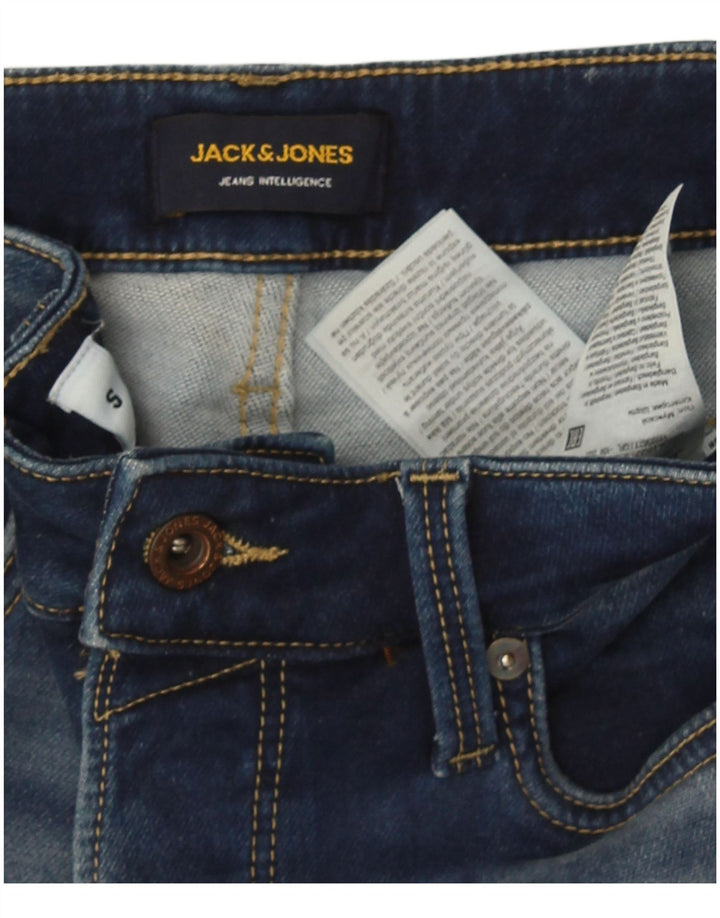 Męskie spodenki jeansowe Jack & Jones, małe W29, niebieskie, bawełniane