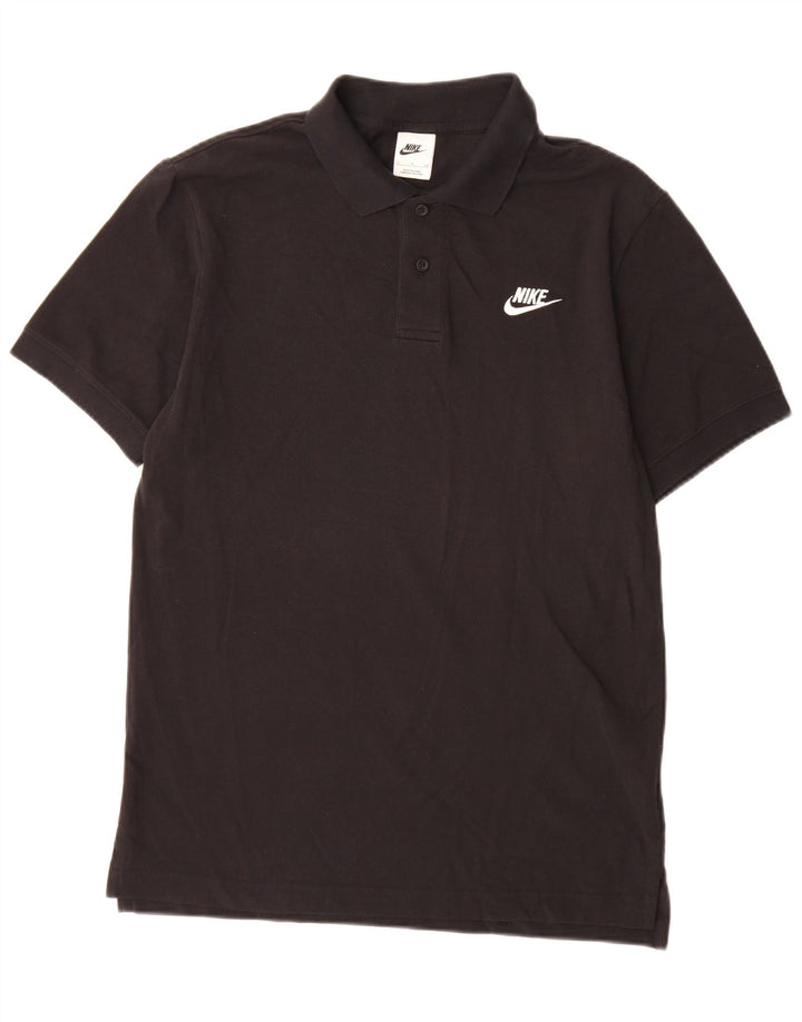 Męska koszulka polo Nike, mała, czarna, bawełniana