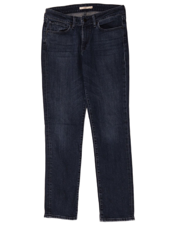 Damskie jeansy Levi's 712 Slim W30 L30 Granatowa bawełna