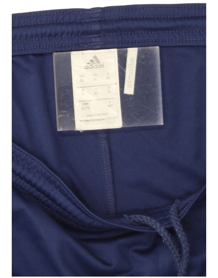 Męskie spodenki sportowe Adidas Climalite XL granatowe, poliestrowe