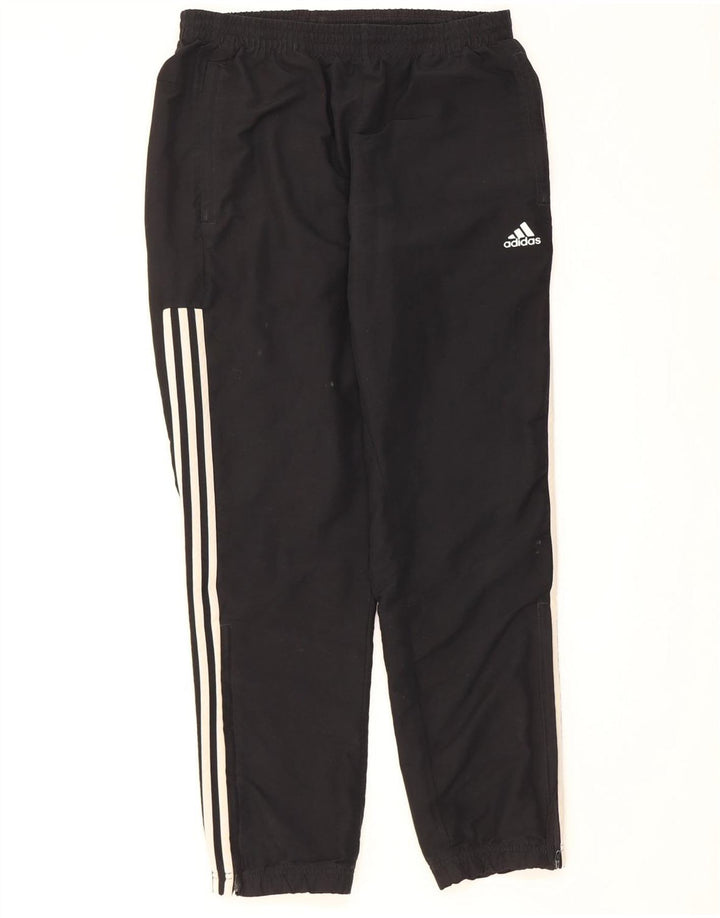 Adidas Męskie spodnie dresowe Joggery Średni czarny poliester z blokami kolorów