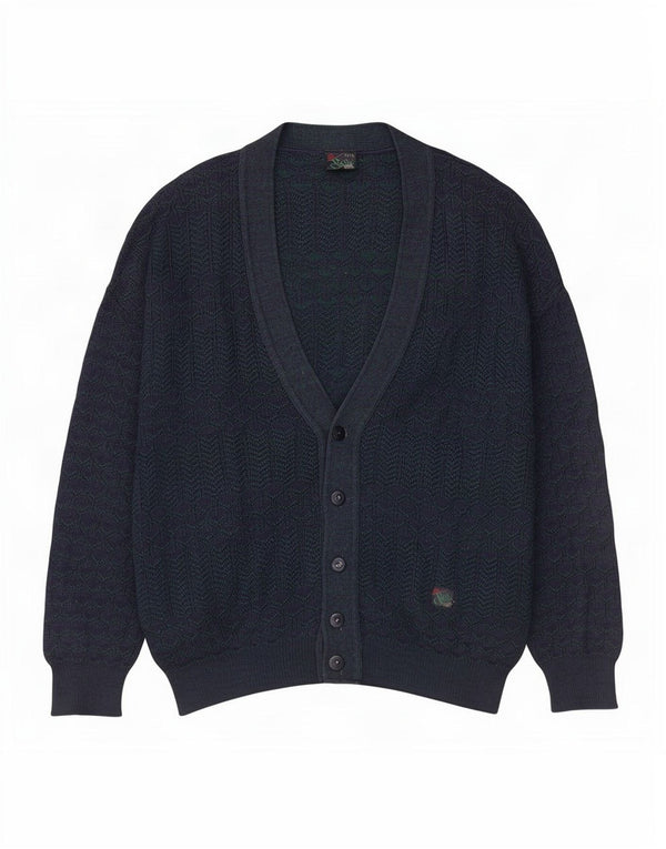 Męski sweter rozpinany Paco Calvari IT 54/56 XL Granatowy geometryczny