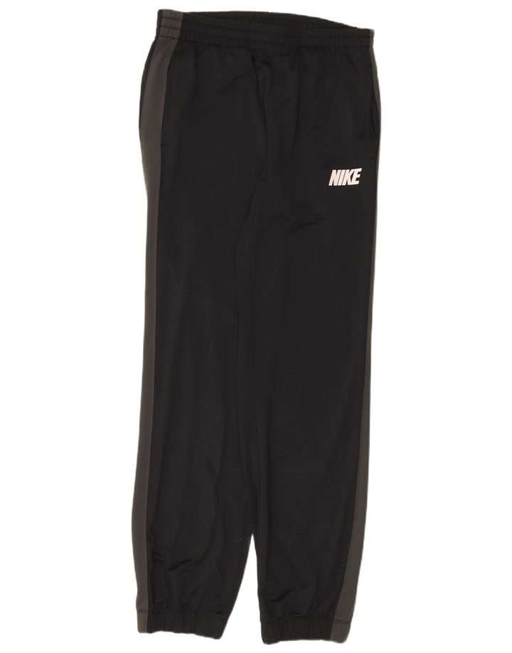 Męskie spodnie dresowe Nike Joggers, poliester w kolorze średniej czerni