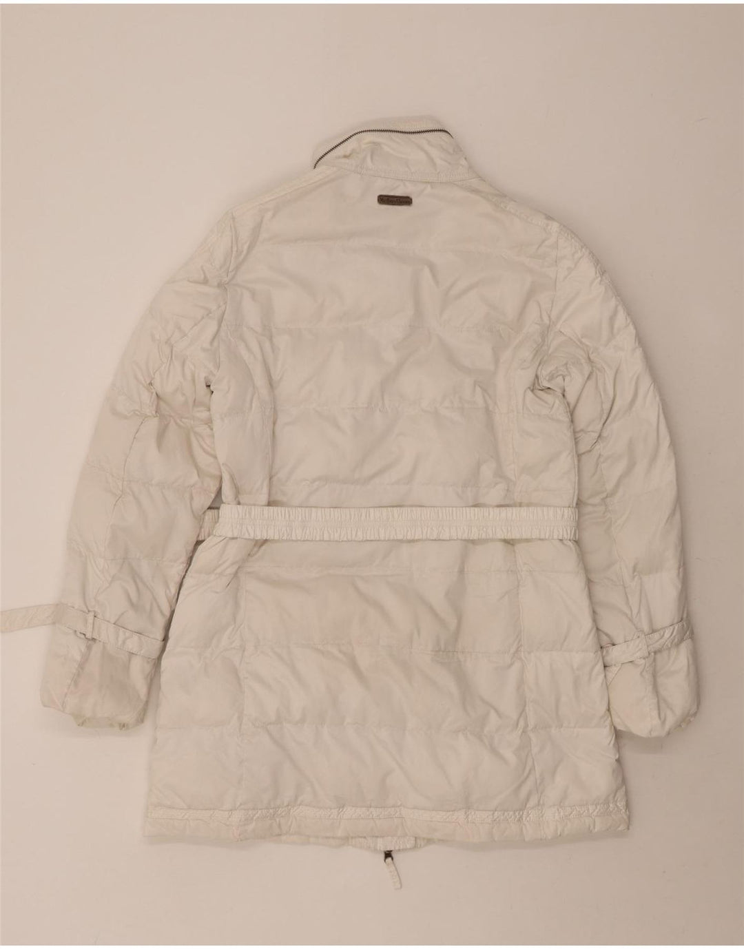MARLBORO CLASSICS Womens Padded Coat EU 44 XL White Polyester Vintage Marlboro Classics and Second-Hand Marlboro Classics from Messina Hembry 