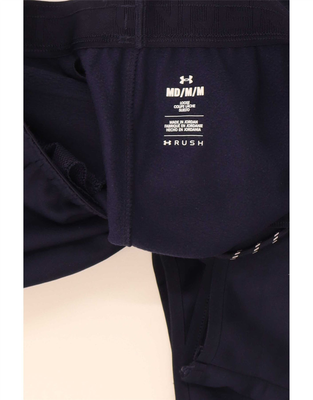 Męskie spodnie dresowe Under Armour Joggers, średni granatowy poliester