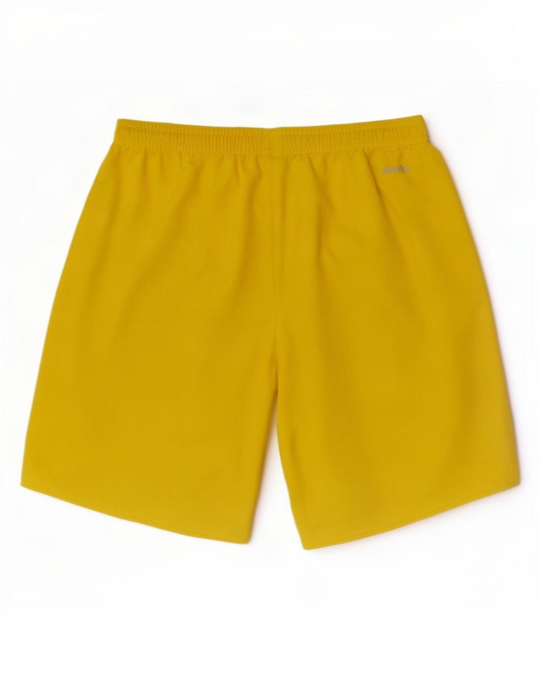 Męskie spodenki sportowe Adidas Climalite, małe, żółte, poliestrowe
