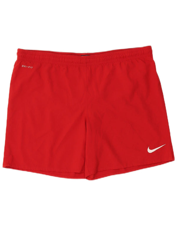 NIKE Mens Dri Fit Sport Shorts Medium Red Polyester