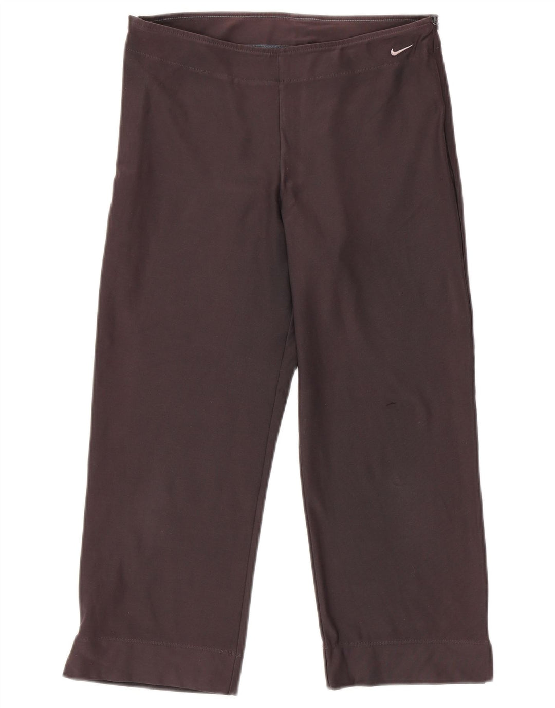 Damskie spodnie dresowe NIKE Dri Fit Capri UK 12/14, duże, szare, bawełniane