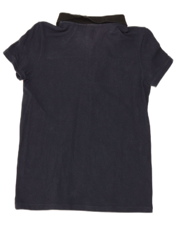 Dziewczęca koszulka polo Burberry 13-14 lat, bawełniana, granatowa w kratkę