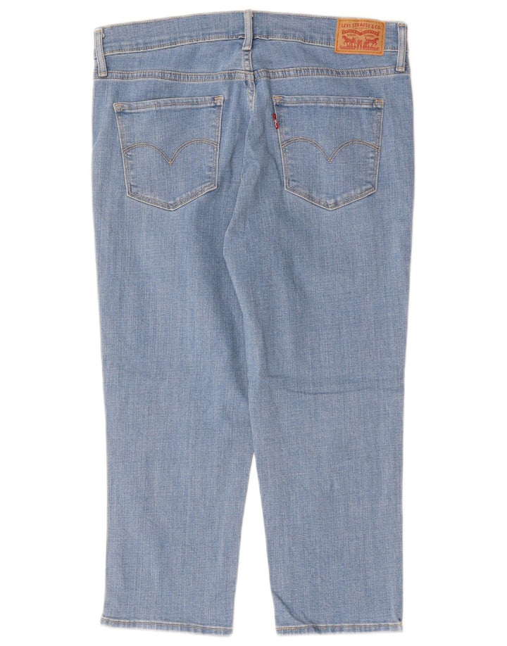 Damskie jeansy Levi's 311 Shaping Skinny Capri W30 L22 Niebieskie