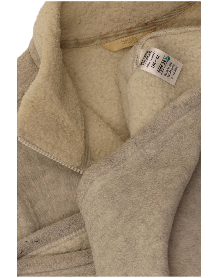 Damska kurtka polarowa Marks & Spencer UK 12, średni beż, poliester