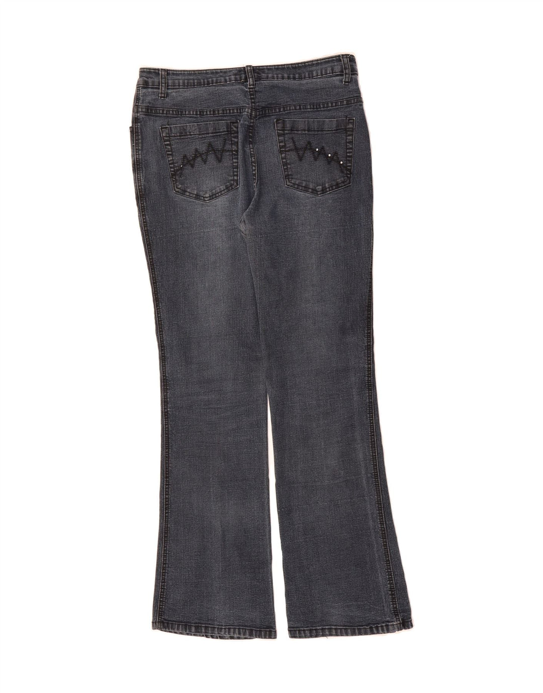 VINTAGE Womens Bootcut Jeans W34 L31 Blue Cotton Vintage Vintage and Second-Hand Vintage from Messina Hembry 