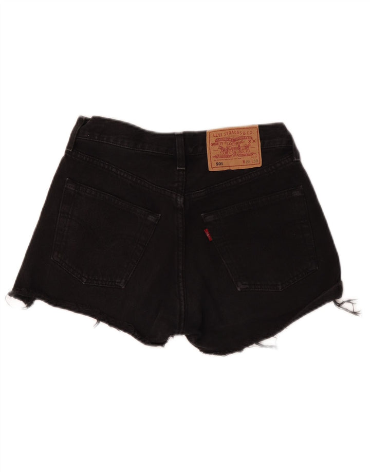 Damskie spodenki jeansowe Levi's 501 W28 Średnia czerń