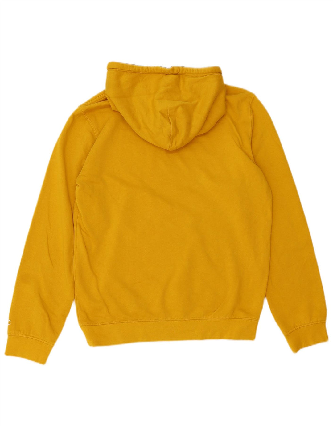 Męski sweter z kapturem Champion, mały, żółty, bawełniany