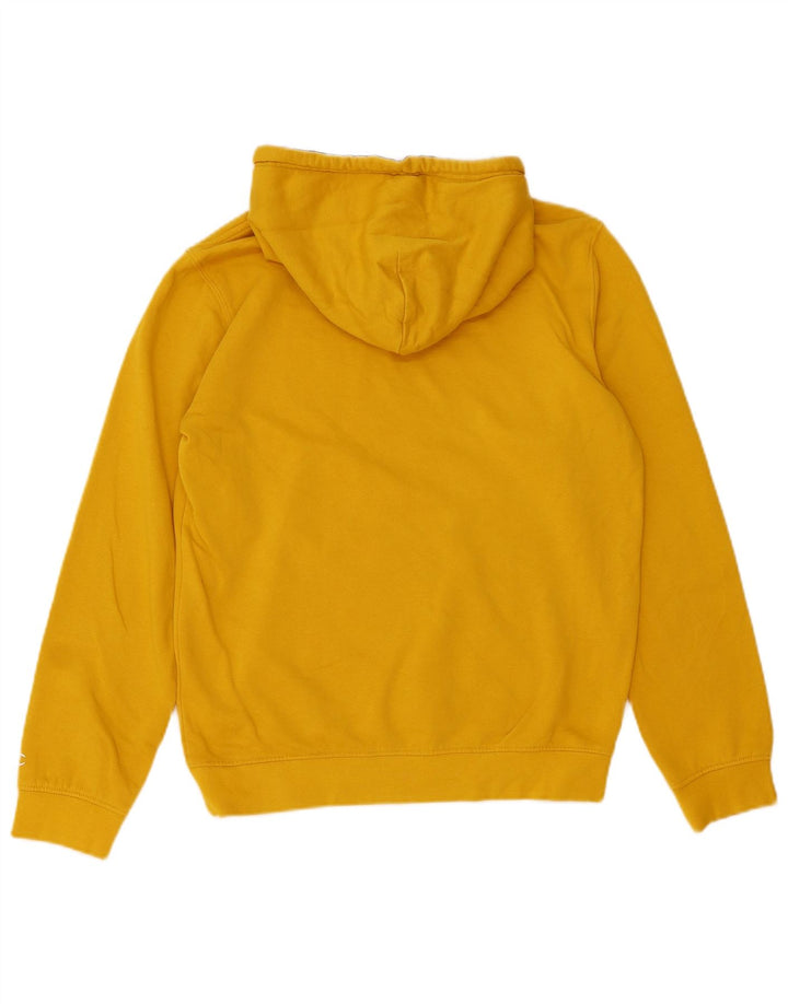 Męski sweter z kapturem Champion, mały, żółty, bawełniany