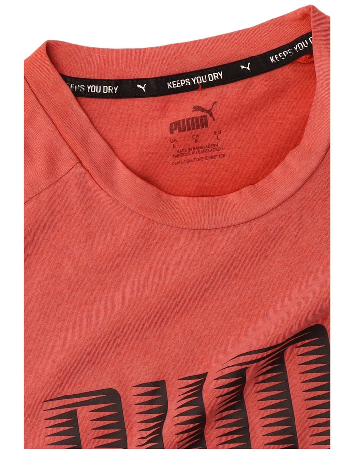 Męski T-shirt Puma z grafiką, duży, czerwony