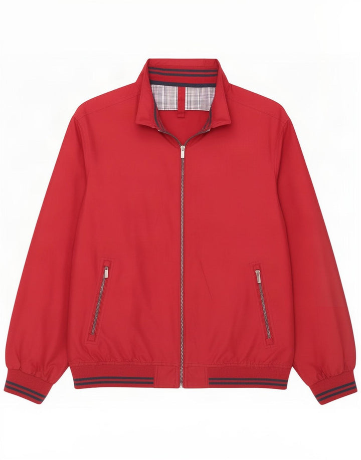 James Pringle Męska kurtka bomber UK 40 Large Red Polyester