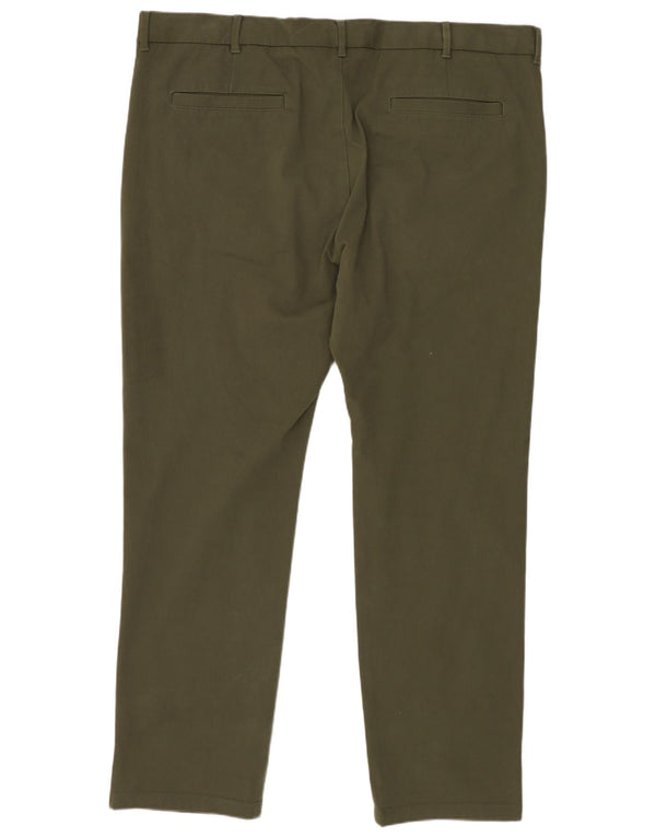 Męskie spodnie Chino Marks & Spencer W40 L29, bawełna khaki