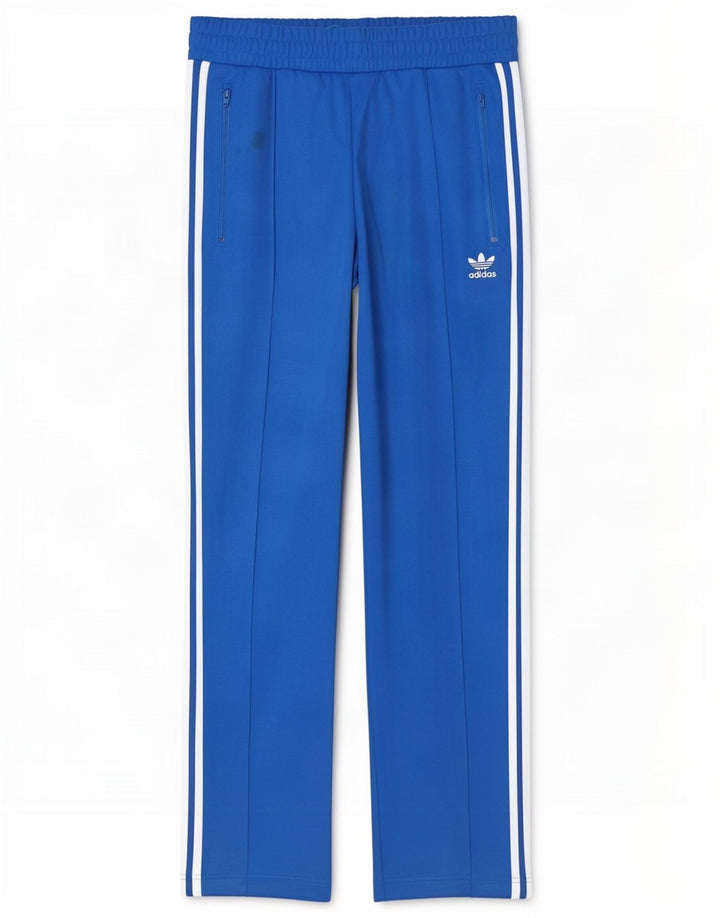 Męskie spodnie dresowe Adidas, średnie niebieskie, bawełniane