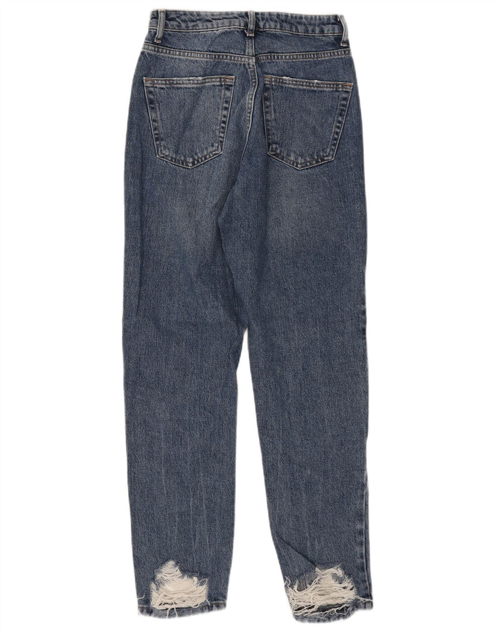 Damskie jeansy damskie Topshop Mom w trudnej sytuacji W26 L28 Niebieskie, bawełniane