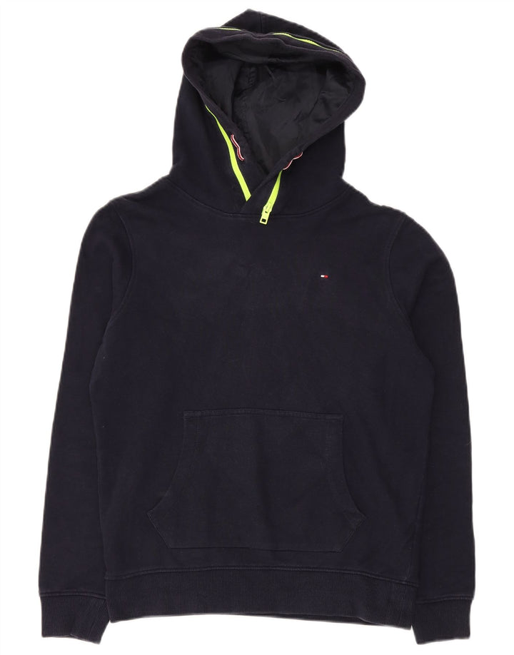 Chłopięcy sweter z kapturem Tommy Hilfiger 13-14 lat, granatowy, poliester