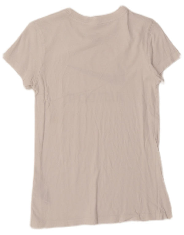 Damska koszulka z grafiką Nike Top UK 10, mała, biała bawełna